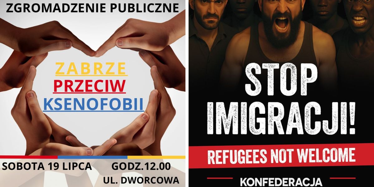 Jutro odbędą się dwie manifestacje: przeciwko imigrantom i przeciw nienawiści