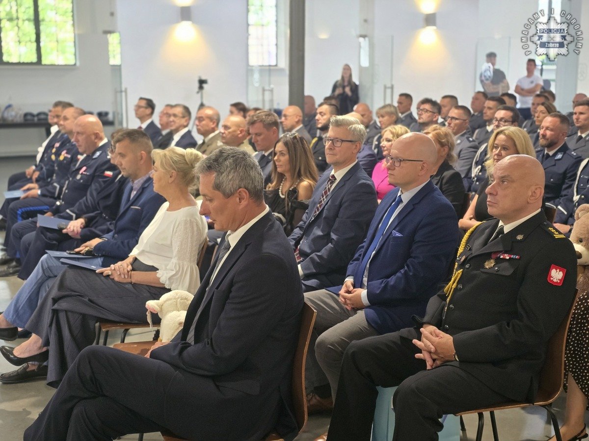 Święto Policji w Zabrzu – nominacje, odznaczenia i podziękowania