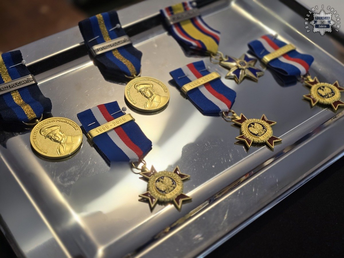 Święto Policji w Zabrzu – nominacje, odznaczenia i podziękowania