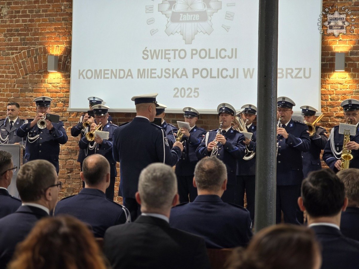 Święto Policji w Zabrzu – nominacje, odznaczenia i podziękowania