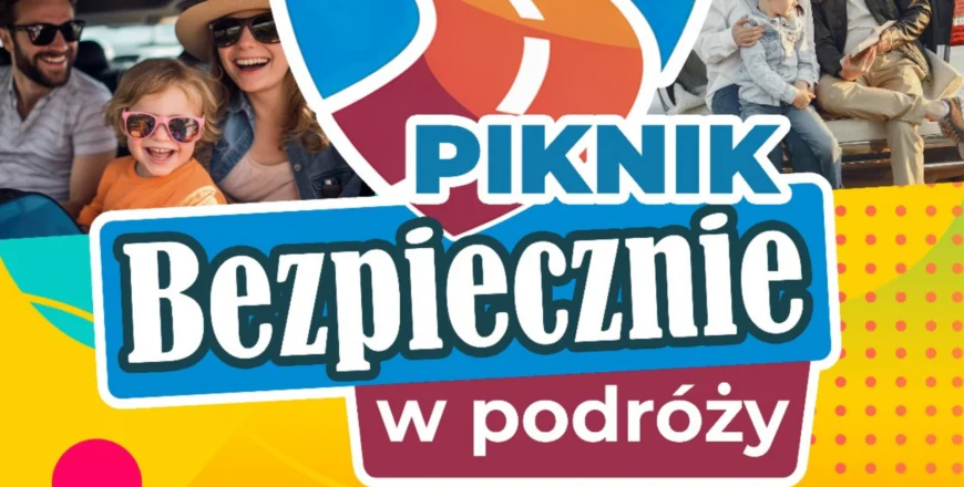 Piknik "Bezpiecznie w podróży" – atrakcje dla dzieci w Parku im. św. Jana Pawła II