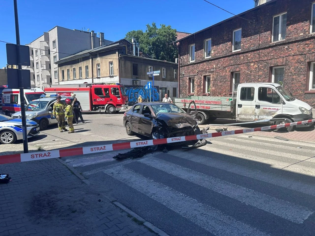 Kolizja w Świętochłowicach. Kierowca nie zastosował się do znaków