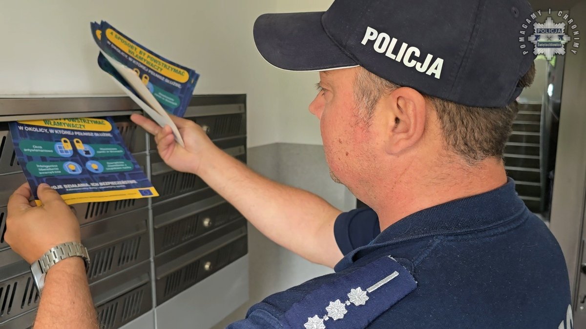 "Stop włamaniom do domów" – dzielnicowi informują, edukują i ostrzegają mieszkańców
