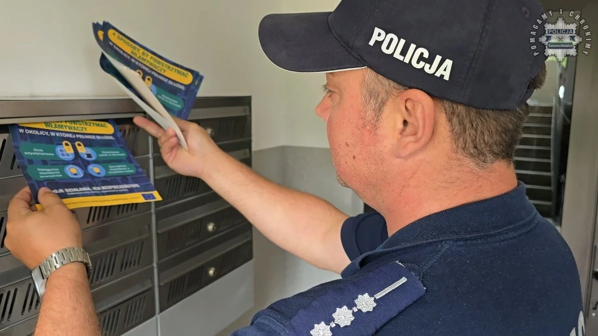 "Stop włamaniom do domów" – dzielnicowi informują, edukują i ostrzegają mieszkańców