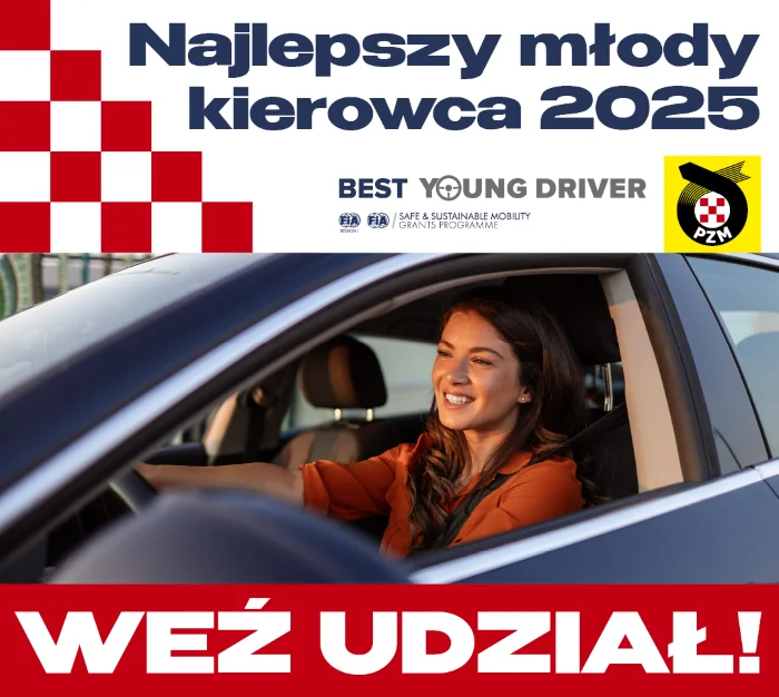 Trwa ogólnopolski konkurs "Najlepszy Młody Kierowca" 2025. Sprawdź szczegóły