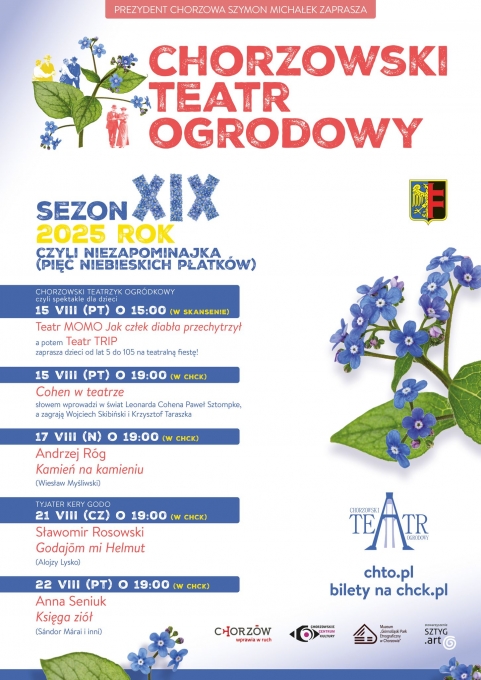 Chorzowski Teatr Ogrodowy 2025 – sprawdź program i zaplanuj teatralne lato w Chorzowie!