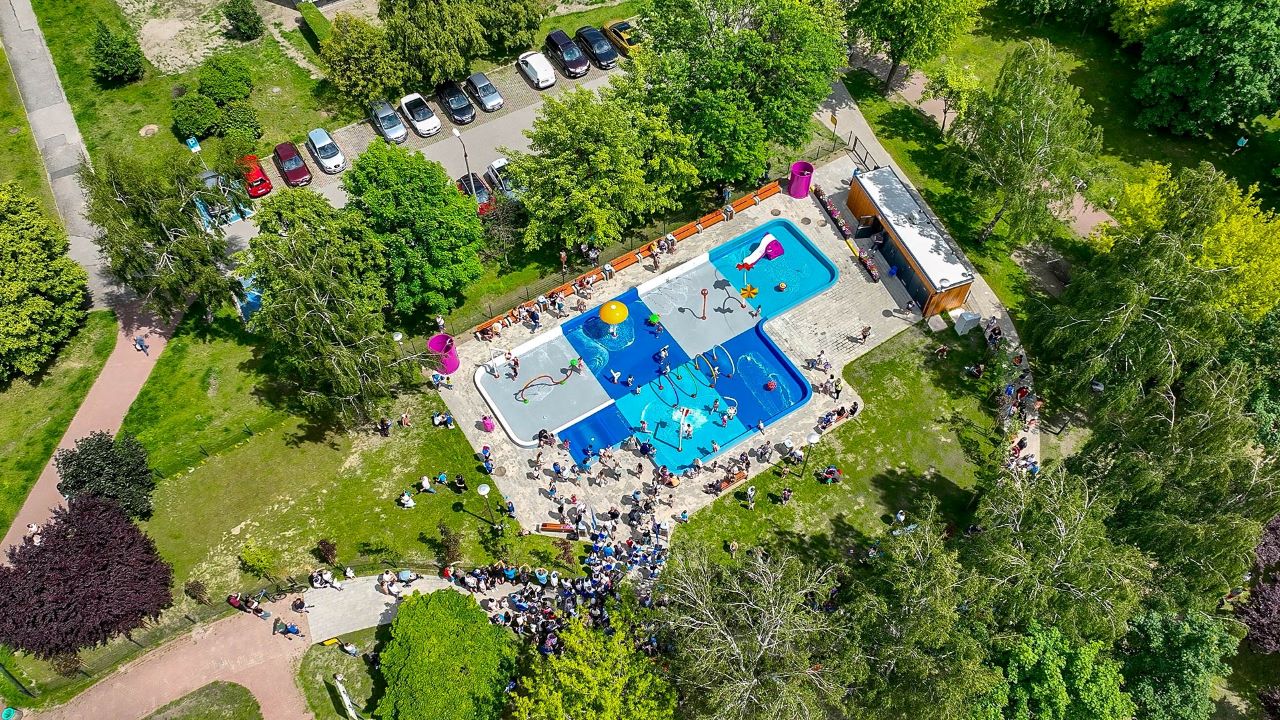 Upały w Chorzowie? Kurtyny wodne i place zabaw pomogą się schłodzić