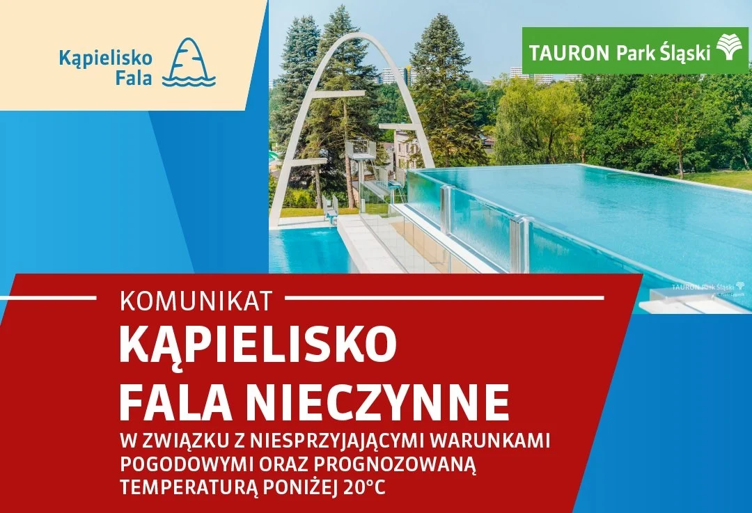 Fala zamknięta z powodu pogody – ważny komunikat dla gości