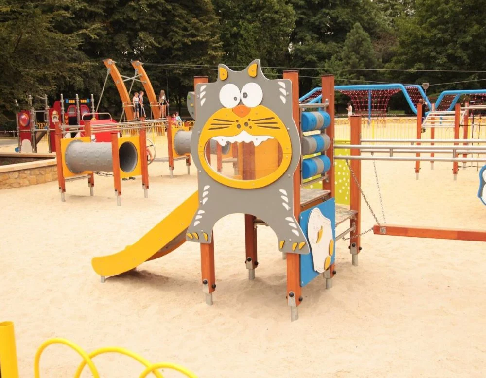 Wypadek na tyrolce w Parku Róż – 12-latek doznał uszkodzenia kręgów