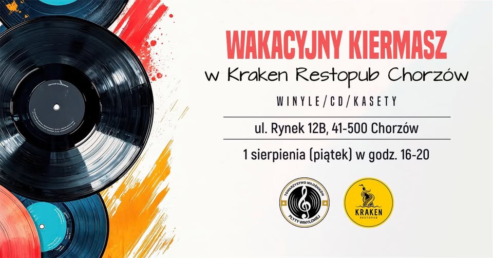 Wakacyjny Kiermasz Winyli i CD w Chorzowie – muzyczne perełki czekają na odkrycie!