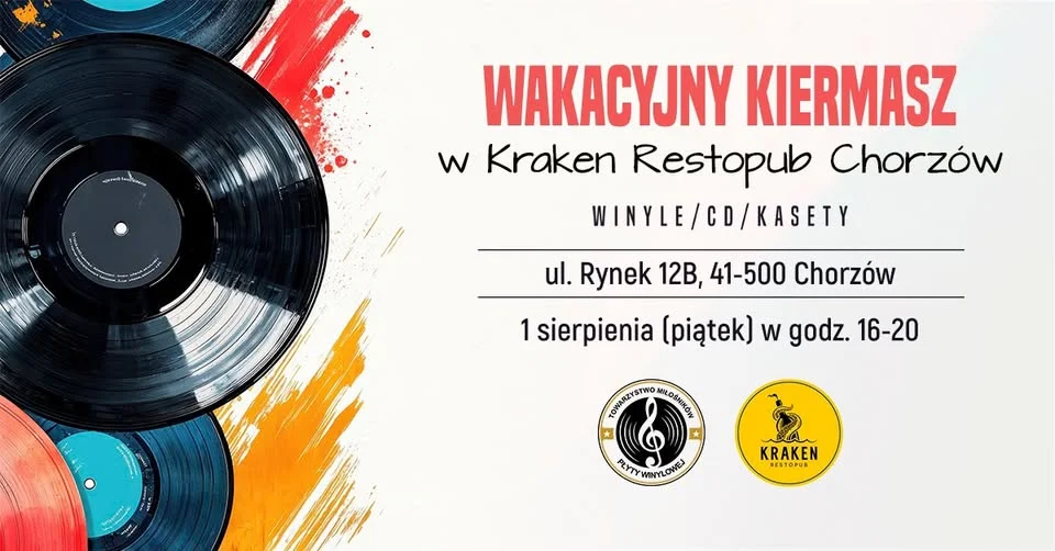 Wakacyjny Kiermasz Winyli i CD w Chorzowie – muzyczne perełki czekają na odkrycie!
