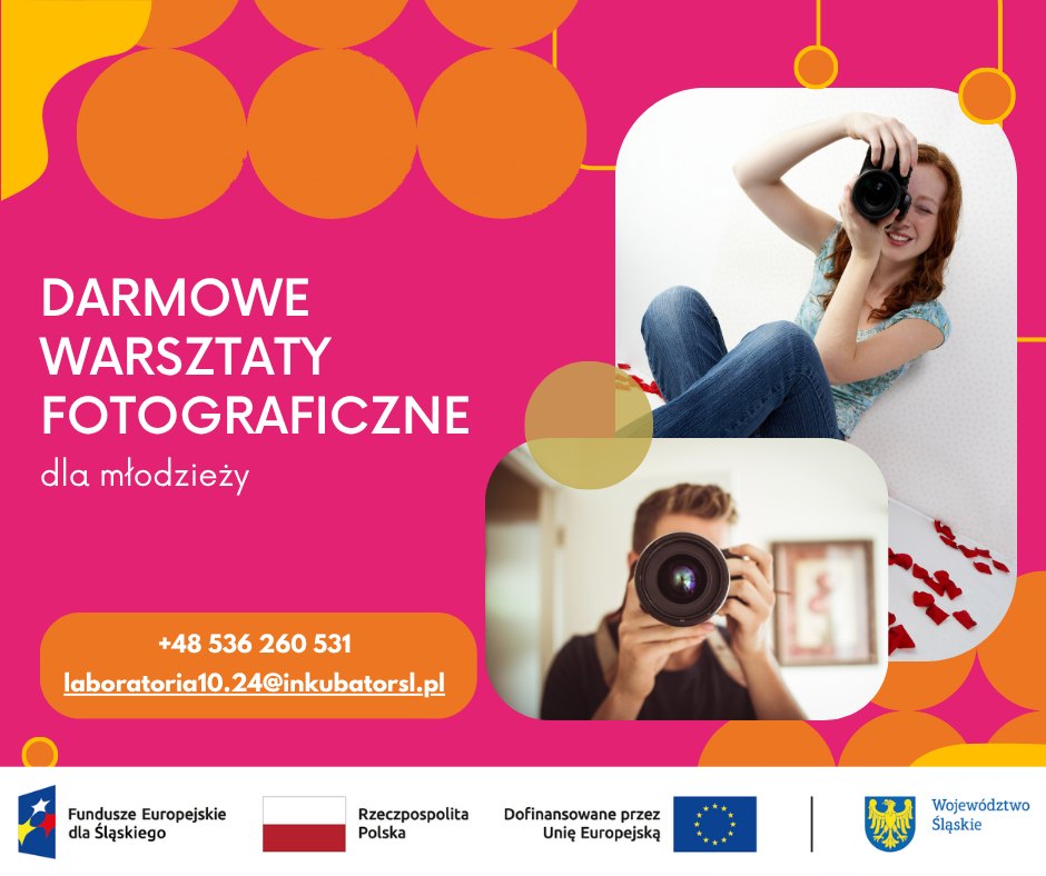 Wakacje z fotografią w Chorzowie – ruszają darmowe warsztaty dla młodzieży
