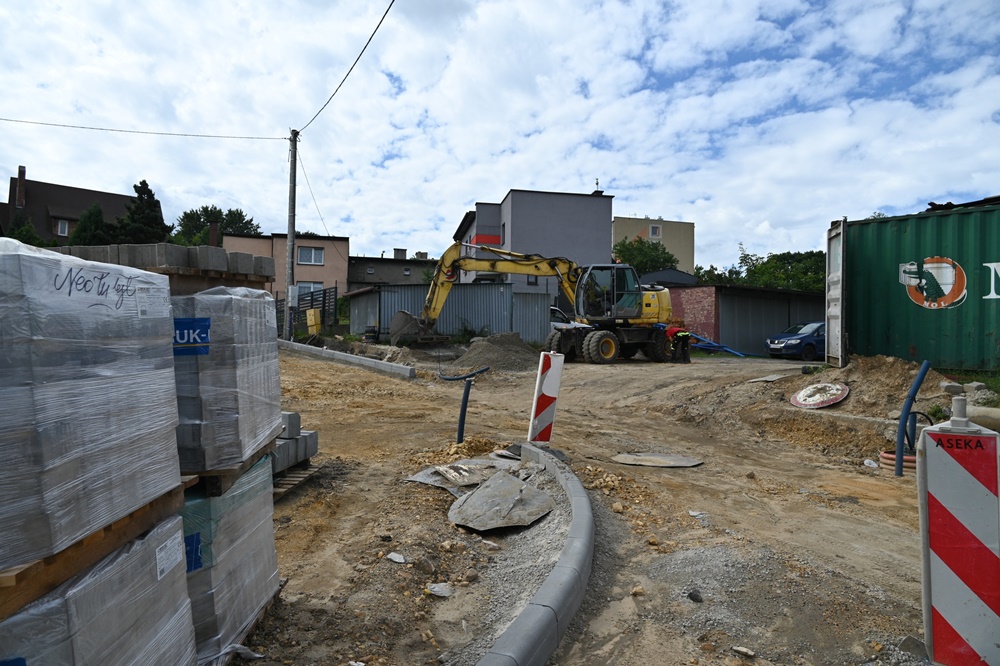 Ulica Pluty - postęp prac 2