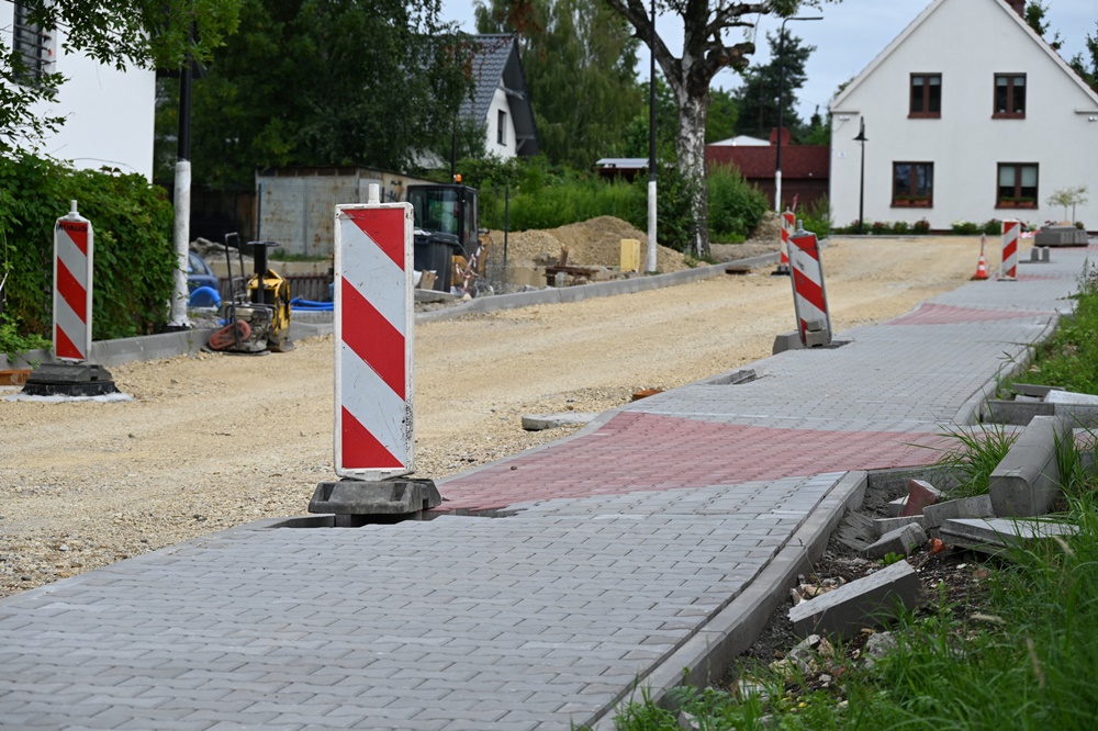 Ulica Pluty - postęp prac 6