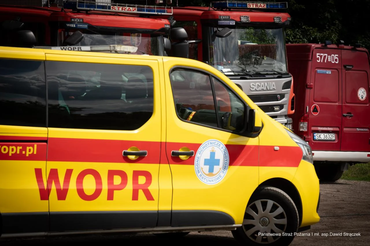 Służby ratunkowe ćwiczyły nad stawem Kokotek 5