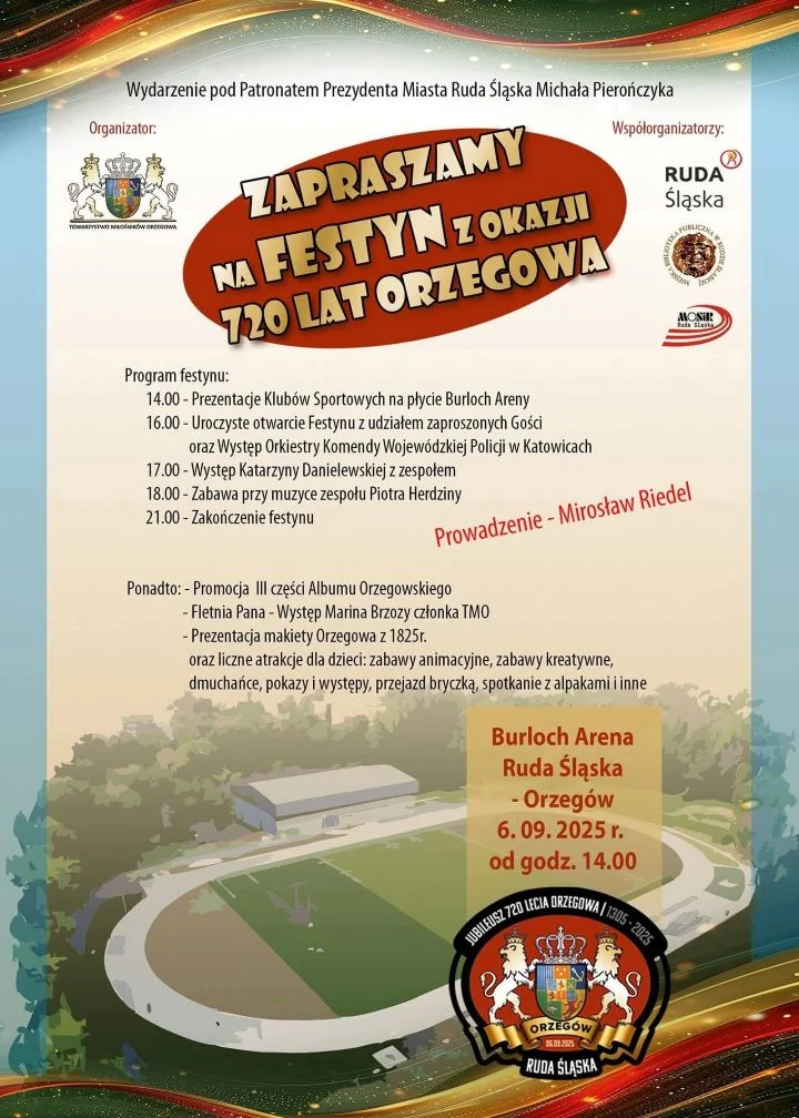 Towarzystwo Miłośników Orzegowa zaprasza na urodzinowy festyn!