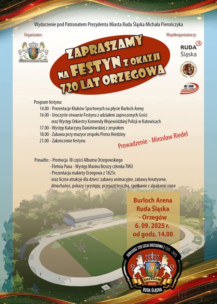 Towarzystwo Miłośników Orzegowa zaprasza na urodzinowy festyn!