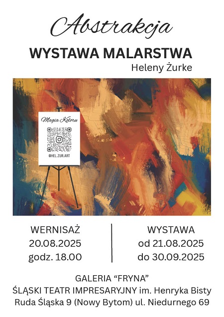 W świecie barw i emocji – trwa wystawa Heleny Żurke w Rudzie Śląskiej