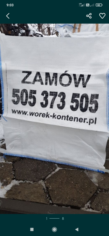 Worek na Gruz 1m3 Big Bag Dostawa Gratis ŚLĄSK