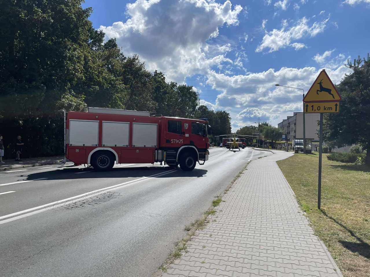 Pilna akcja służb w Halembie. Lądował śmigłowiec LPR