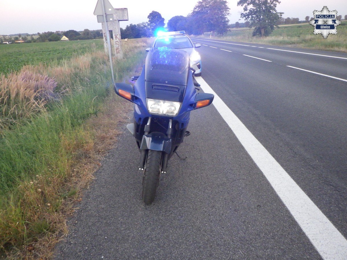 Pijany motocyklista zatrzymany na DK94. Miał ponad 2 promile alkoholu