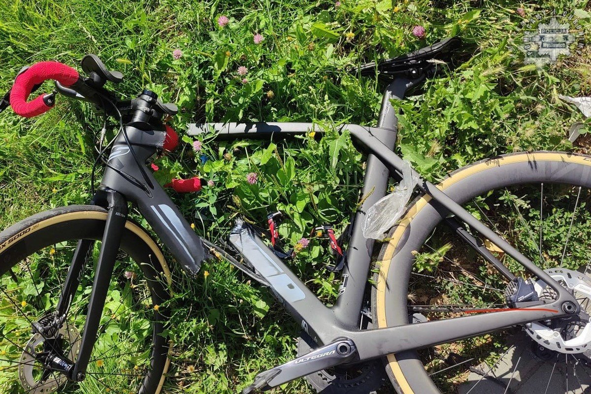 W Mysłowicach doszło do groźnego wypadku z udziałem rowerzysty [FILM]