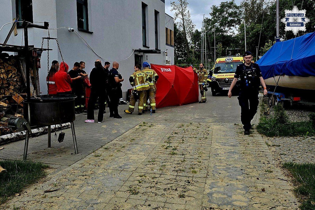 Tragedia nad zbiornikiem Morawa w Katowicach: Utonął 31-latek