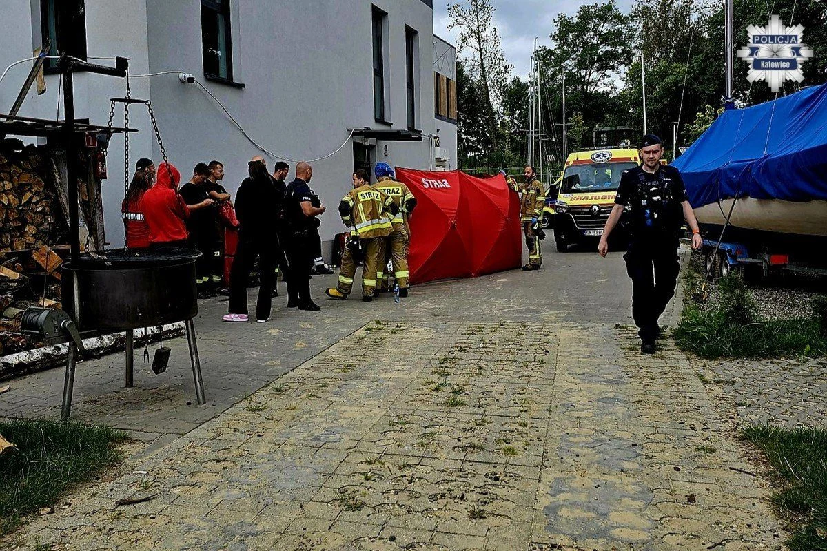 Tragedia nad zbiornikiem Morawa w Katowicach: Utonął 31-latek