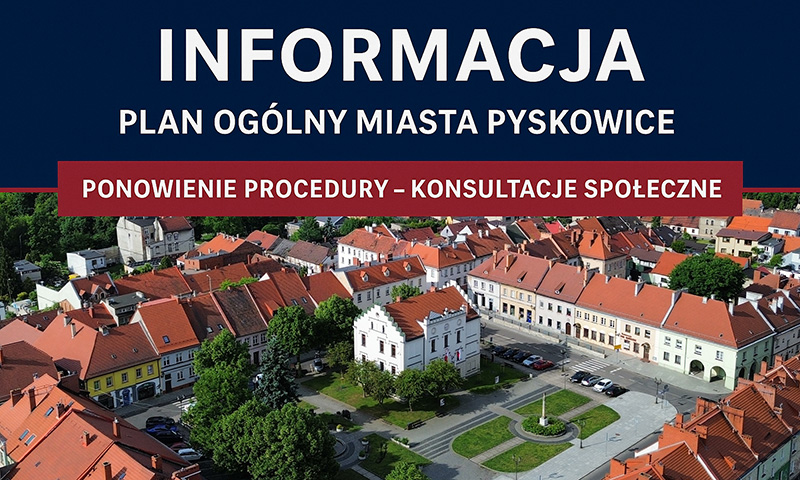 Plan ogólny miasta Pyskowice - weź udział w konsultacjach społecznych