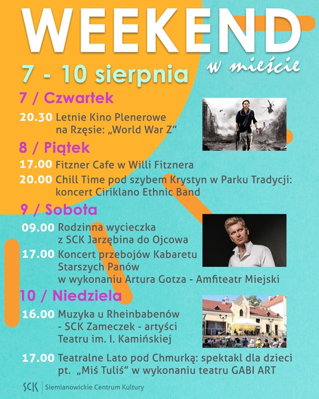 Co się dzieje w Siemianowicach? Kulturalny weekend pełen atrakcji