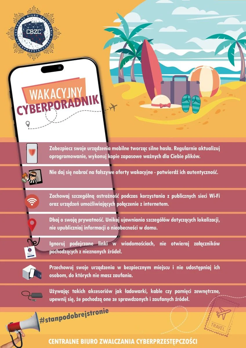 Wakacje bez cyberzagrożeń – poradnik, jak unikać oszustów w sieci