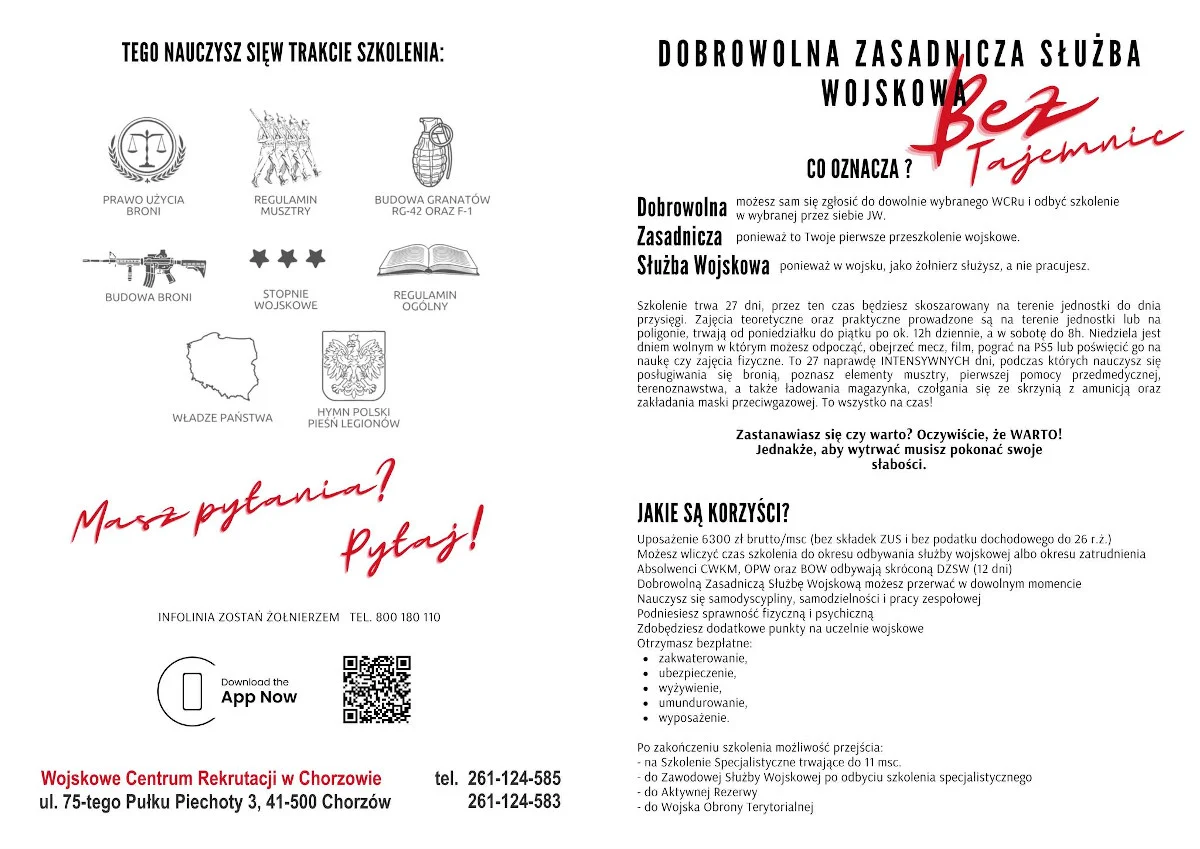 Mobilny Punkt Rekrutacyjny Wojskowego Centrum Rekrutacji w Siemianowicach