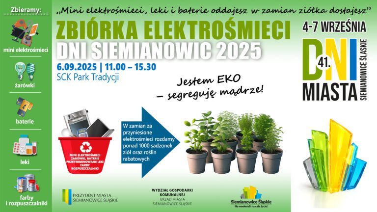 Wymień elektrośmieci na zioła – ekologiczna akcja w Parku Tradycji
