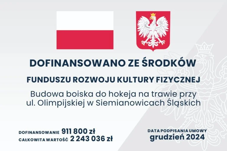 Hokej na trawie zyska nowoczesne zaplecze w Siemianowicach