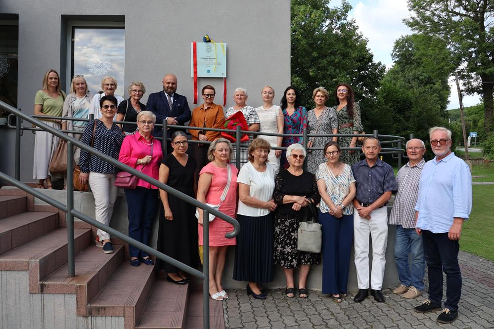 Odsłonięcie tablicy upamiętniającej Zygmunta Stuchlika / fot. Artur Pławski/ UM Orzesze