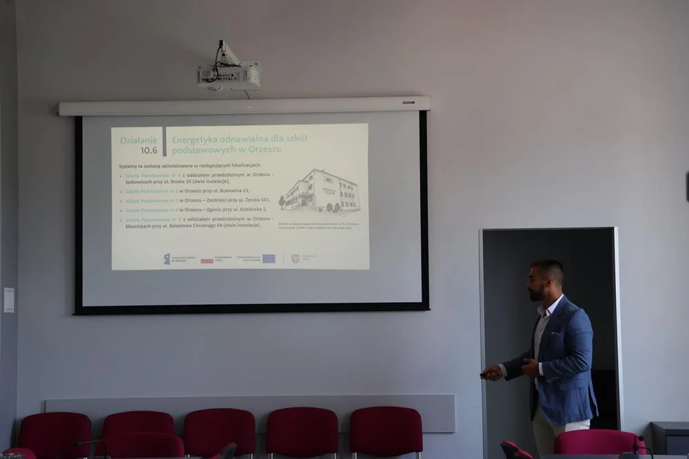 Spotkanie członków Orzeskiego Klastra Energii / fot. UM Orzesze
