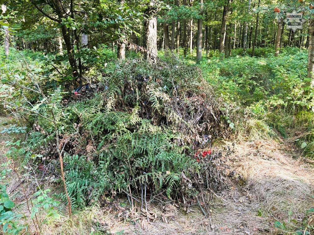 Tyscy policjanci zatrzymali 45-latka ukrywającego się w lesie