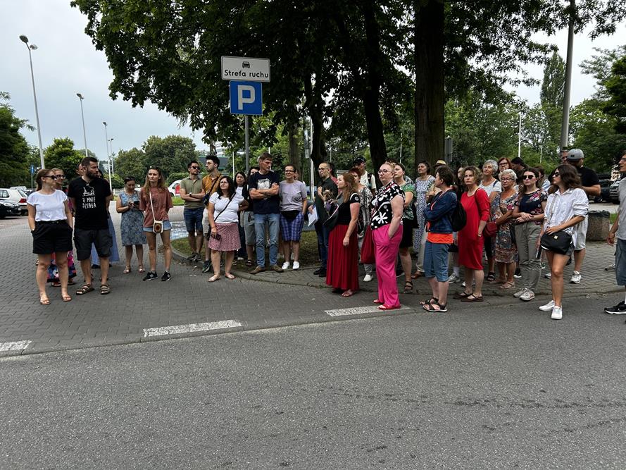 Spacer architektoniczny - Unikatowe osiedle A / fot. Gabriela Oleksy, Piotr Podsiadły, Muzeum Miejskie w Tychach