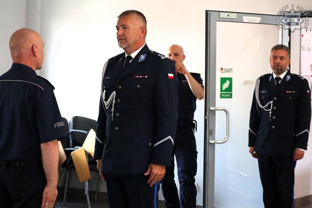 Nowy Zastępca Komendanta Miejskiego Policji w Tychach / fot. KMP Tychy