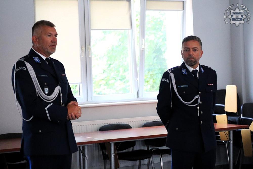 Nowy Zastępca Komendanta Miejskiego Policji w Tychach / fot. KMP Tychy