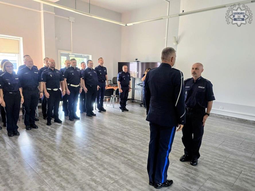 Nowy Zastępca Komendanta Miejskiego Policji w Tychach / fot. KMP Tychy