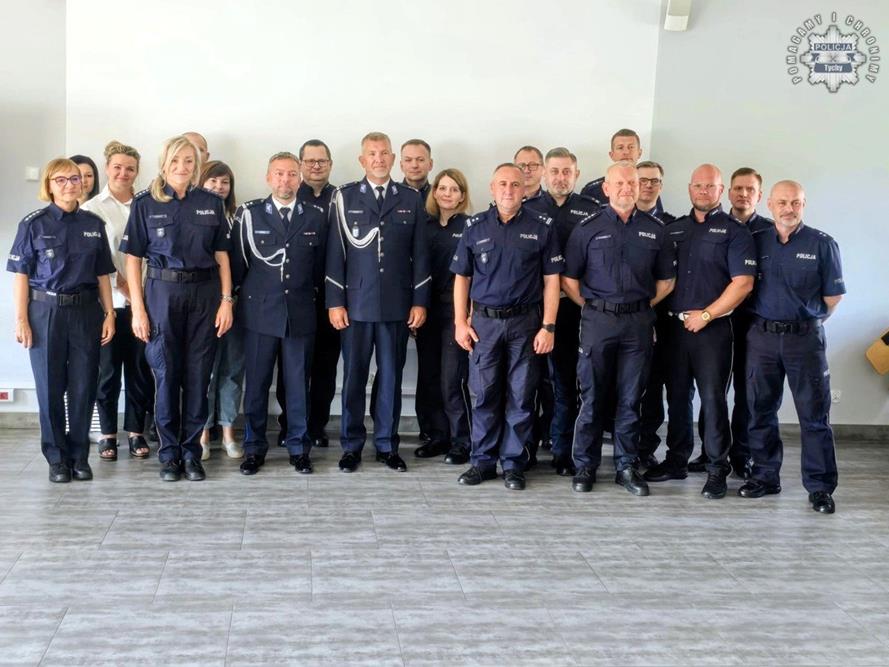 Nowy Zastępca Komendanta Miejskiego Policji w Tychach / fot. KMP Tychy