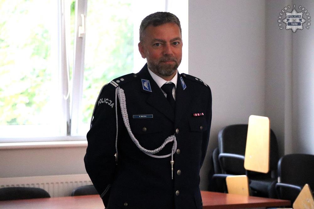 Nowy Zastępca Komendanta Miejskiego Policji w Tychach / fot. KMP Tychy
