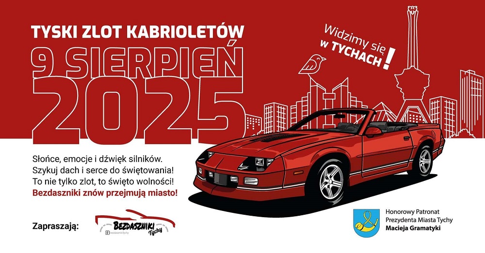 Tyski Zlot Kabrioletów – trzecia edycja już 9 sierpnia!