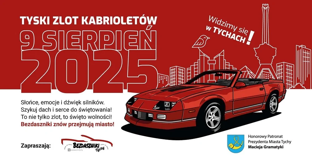 Tyski Zlot Kabrioletów – trzecia edycja już 9 sierpnia!