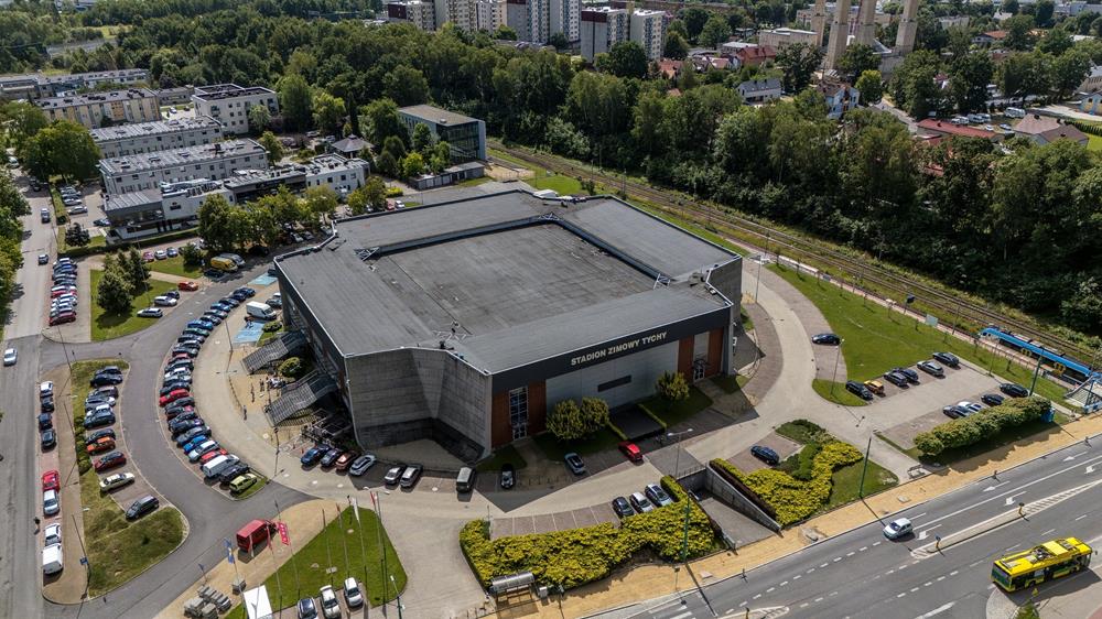 Zwiedzanie Stadionu Zimowego z Michałem Belicą / fot. Grzegorz Krzysztofik Fotografia, Muzeum Miejskie w Tychach