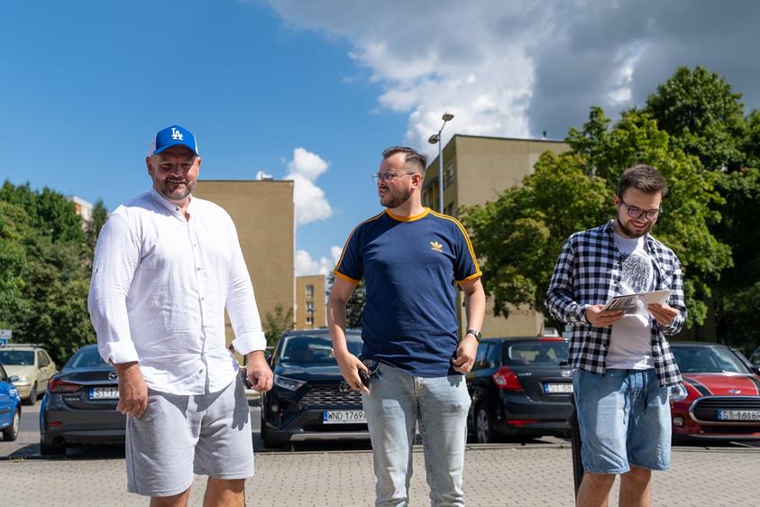Zwiedzanie Stadionu Zimowego z Michałem Belicą / fot. Grzegorz Krzysztofik Fotografia, Muzeum Miejskie w Tychach
