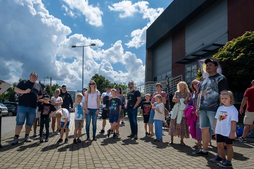 Zwiedzanie Stadionu Zimowego z Michałem Belicą / fot. Grzegorz Krzysztofik Fotografia, Muzeum Miejskie w Tychach