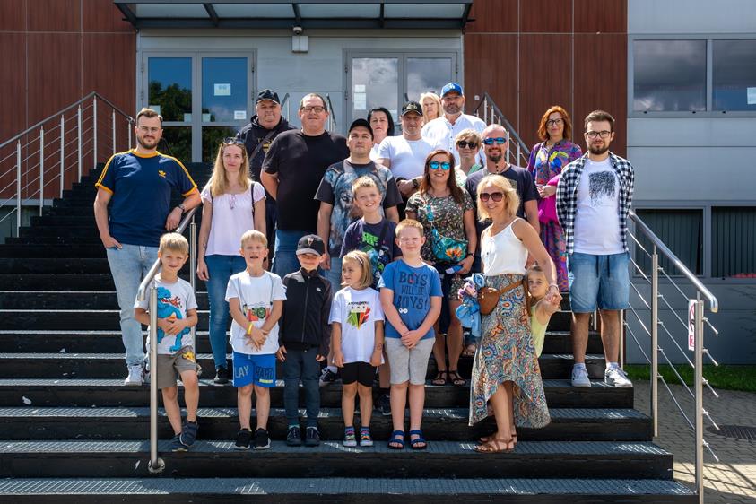 Zwiedzanie Stadionu Zimowego z Michałem Belicą / fot. Grzegorz Krzysztofik Fotografia, Muzeum Miejskie w Tychach