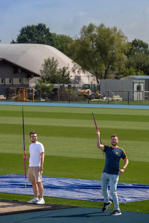 Zwiedzanie Stadionu Lekkoatletycznego w Tychach / fot. Artur Pławski, Muzeum Miejskie w Tychach